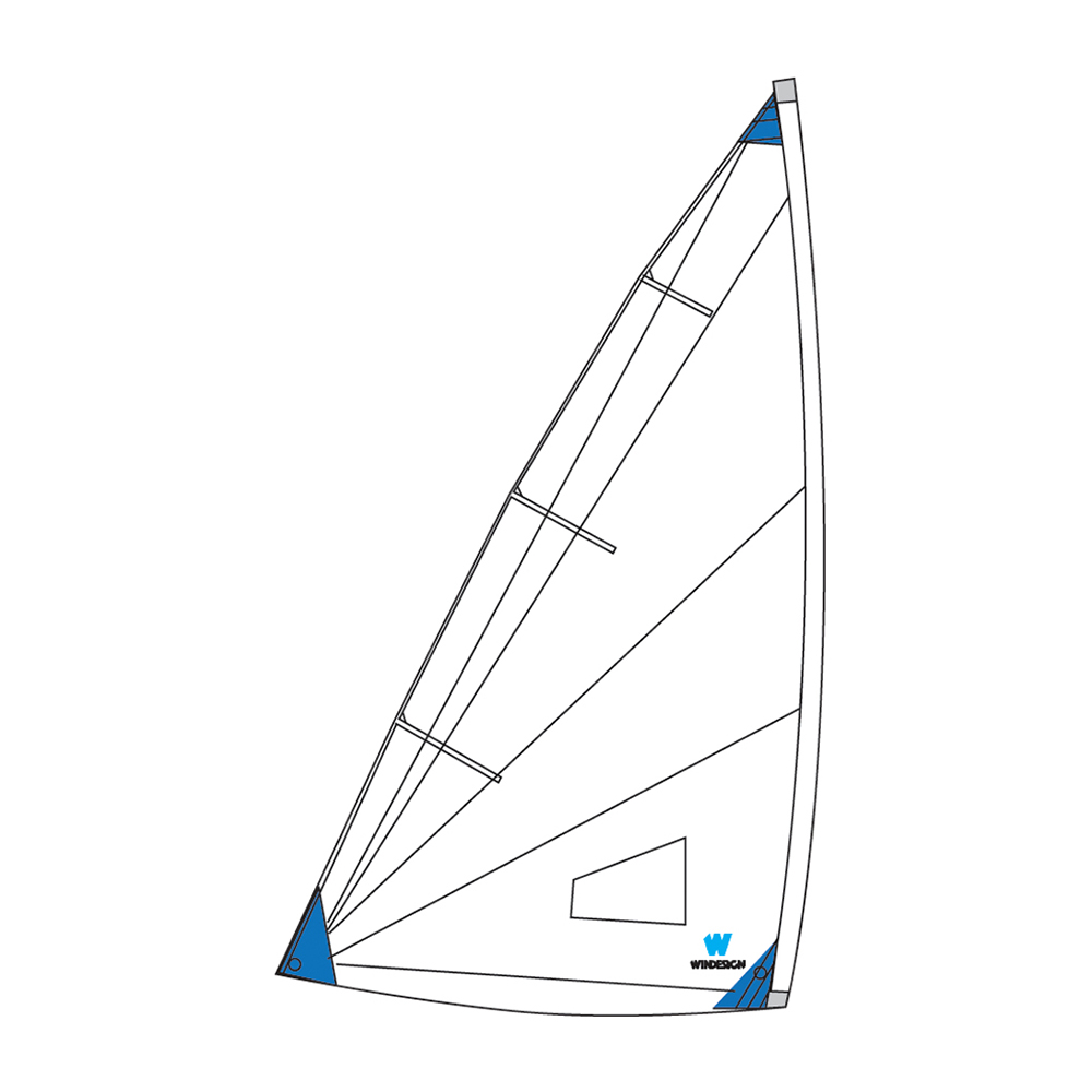 Laser Sail Radial Class Compatible Training Sail