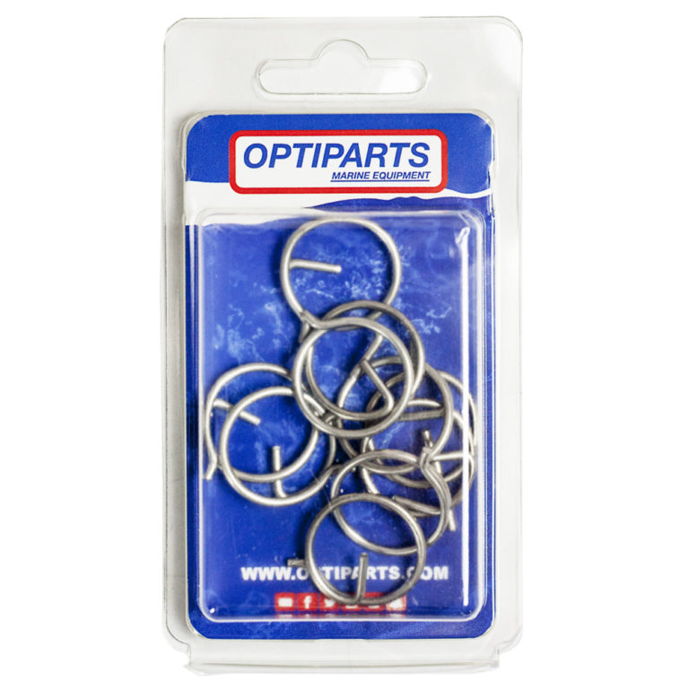 EX273610 Safety ring 2.0 x 25 mm. Set of 10 Optiparts Marine Equipment